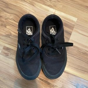 Black lace vans! Kids size 12